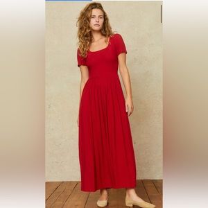 Christy Dawn Scarlet Dress in crimson